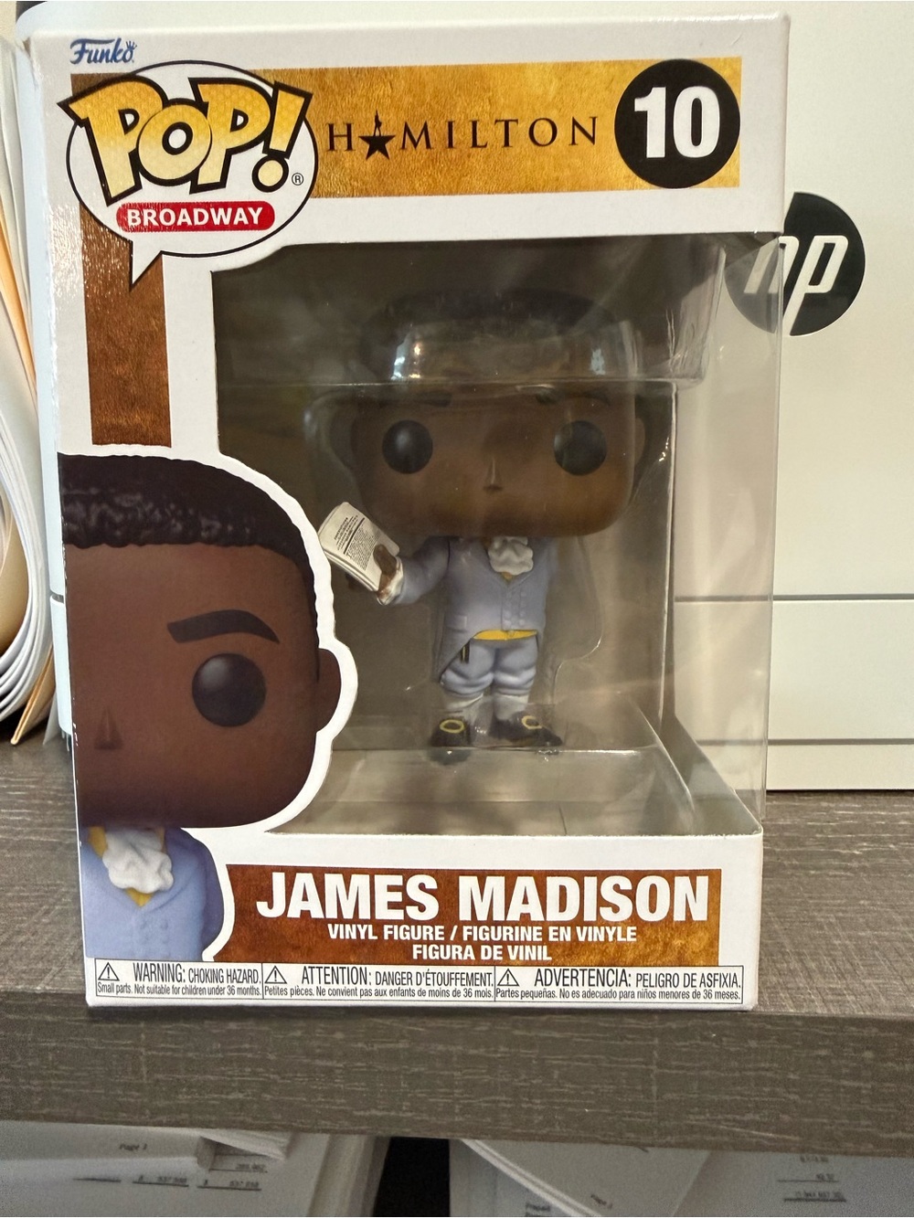 Hamilton James Madison pop